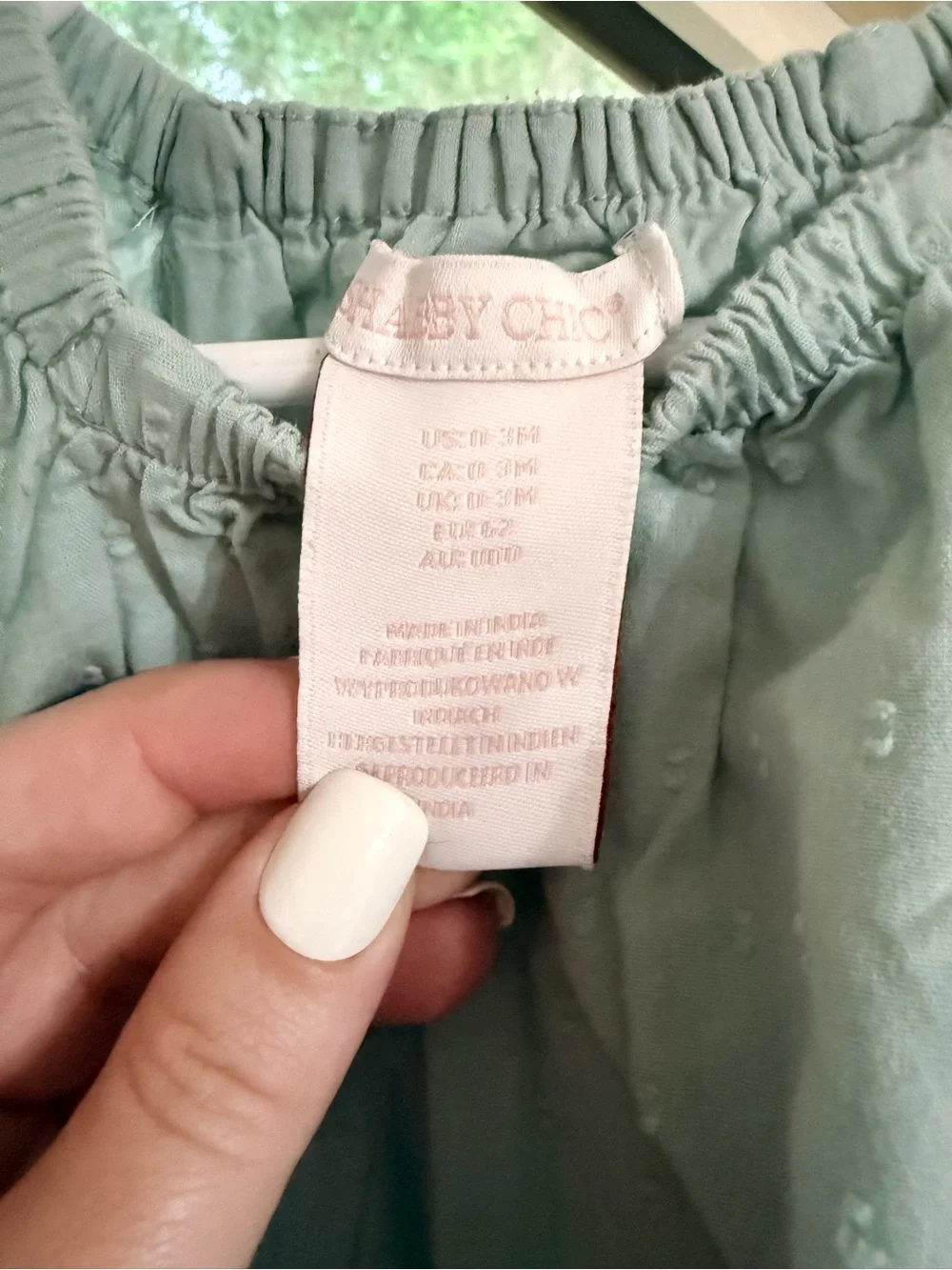 3 for $25 Shabby Chic Sage Green Baby One-Piece Romper